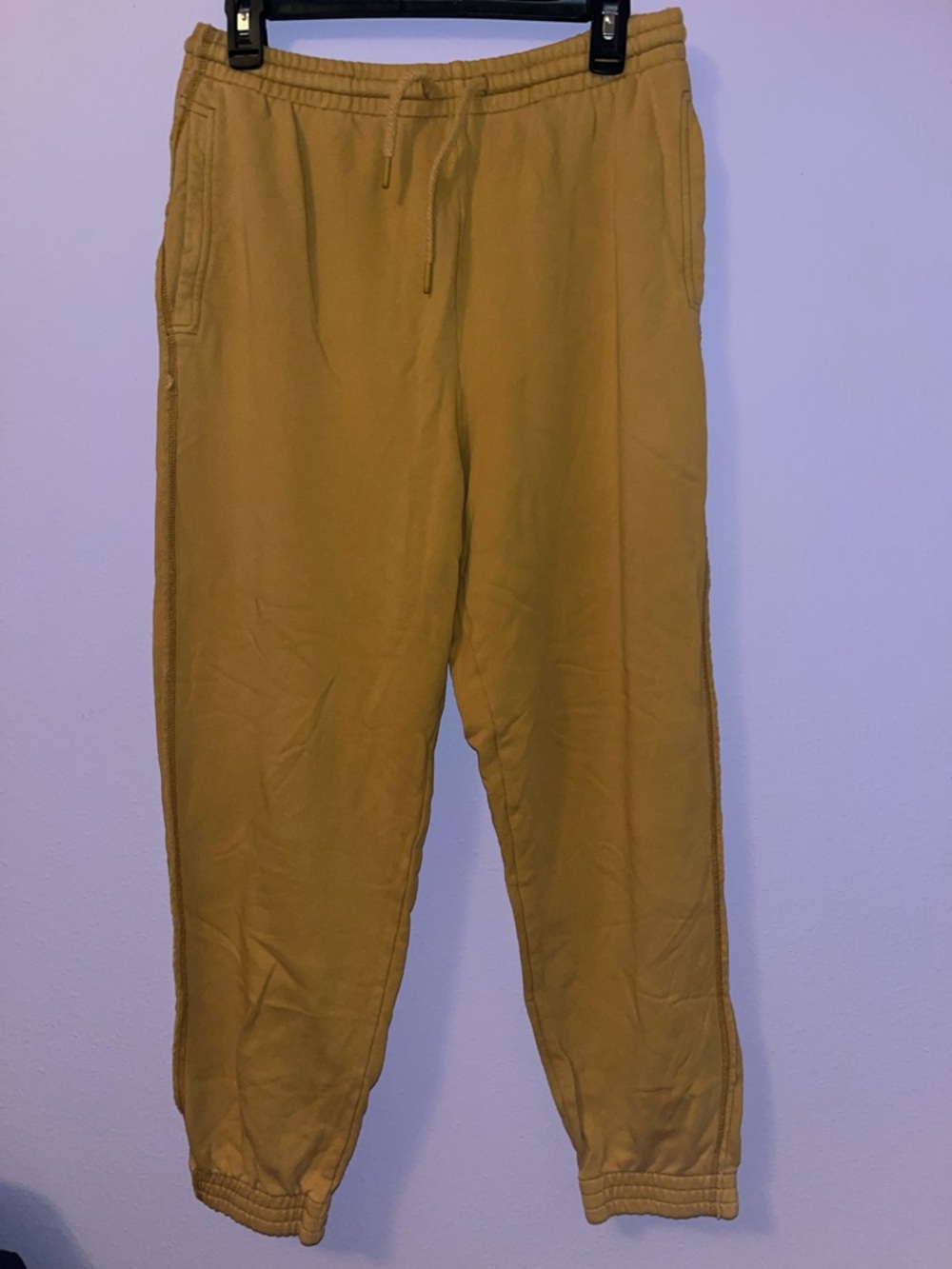 aerie women Mustard Drawcord Sweatpants